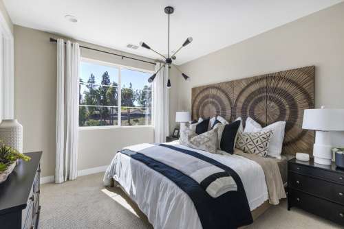 Plan 5 Model Home Bedroom